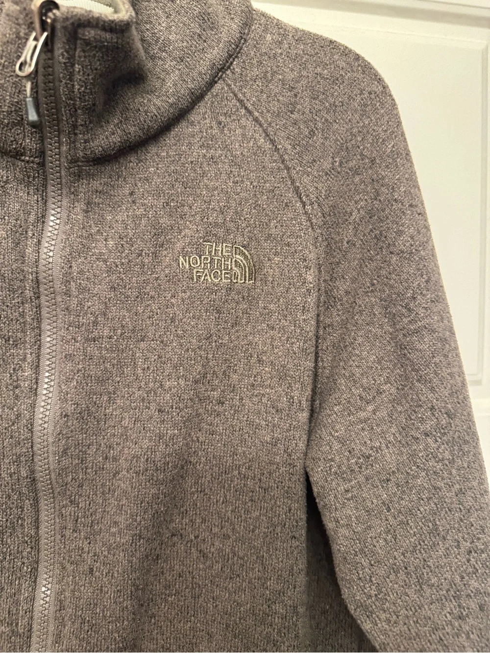 The North Face Kids Brown Full-Zip Fleece Jacket